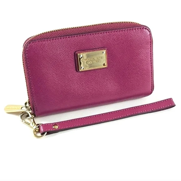 Wristlet Wallet Michael Kors Fuchsia Wallet Michael Kors Bags